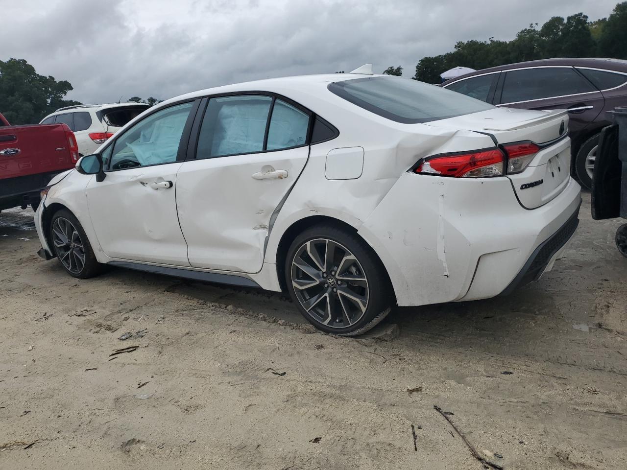 2022 Toyota Corolla VIN 5YFS4MCE4NP109344 Copart auction photo, all over damage thumbnail 2