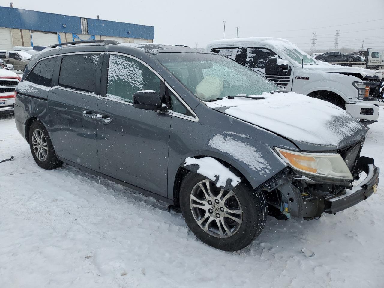 2012 Honda Odyssey VIN 5FNRL5H4XCB032141 Copart auction photo, front end damage thumbnail 4