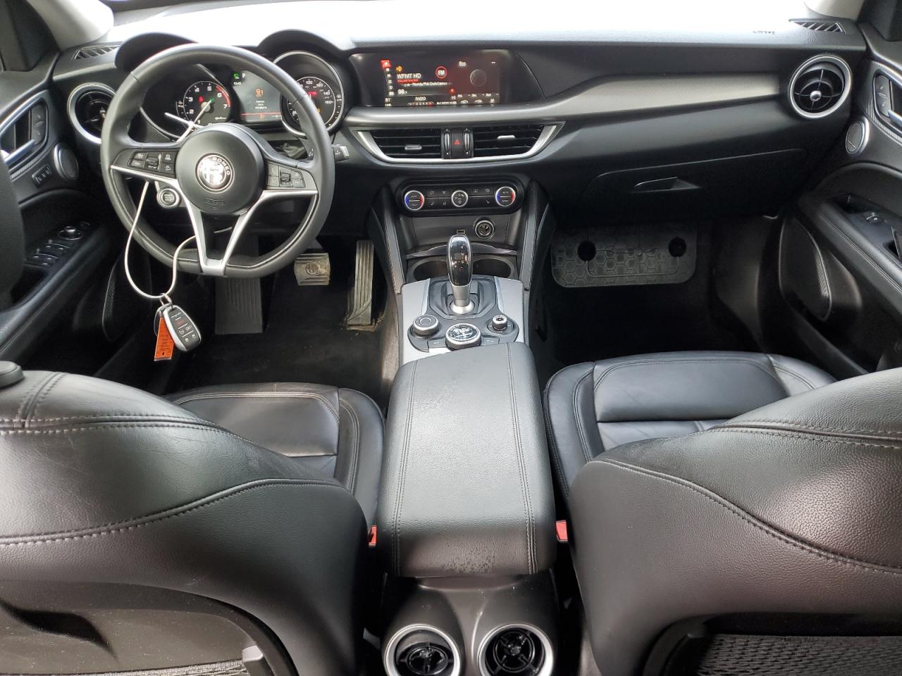 2018 Alfa Romeo Stelvio VIN ZASFAKBN8J7B68660 Copart auction photo, vandalism / side damage thumbnail 8