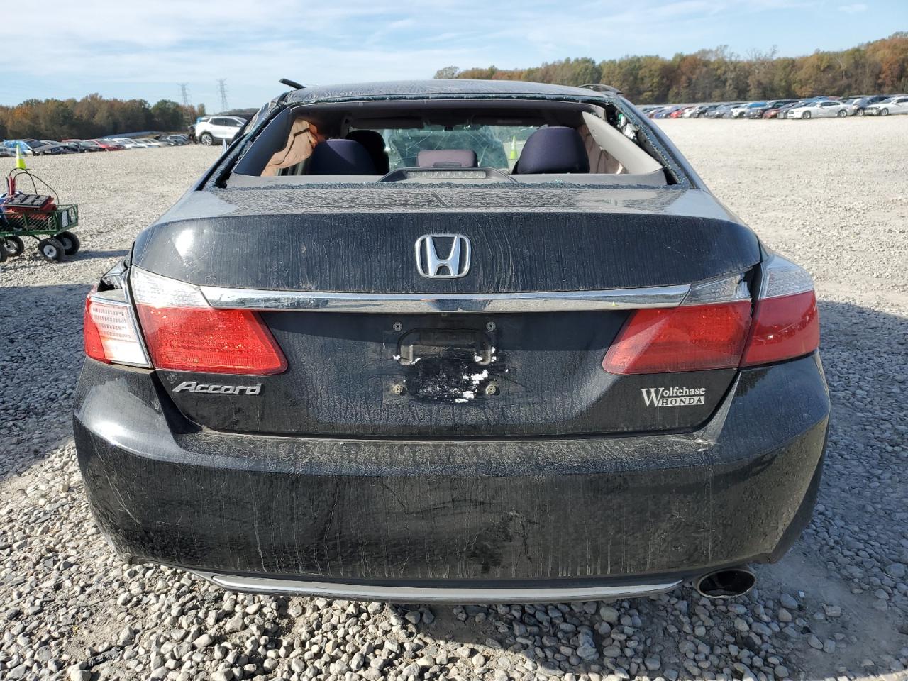 2015 Honda Accord VIN 1HGCR2F30FA228097 Copart auction photo, rollover damage thumbnail 6