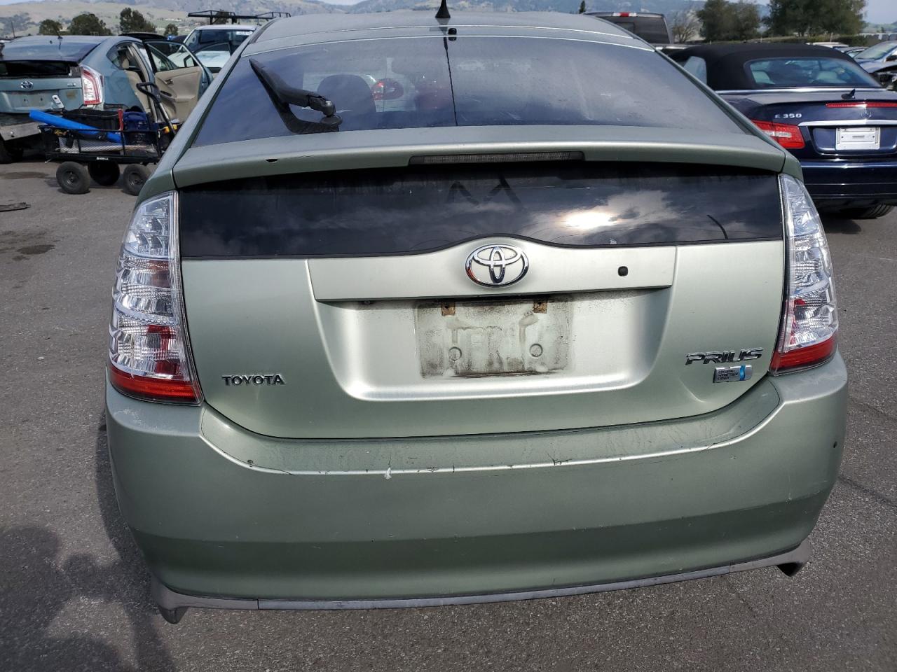 2007 Toyota Prius VIN JTDKB20UX73282979 Copart auction photo, vandalism / front end damage thumbnail 6