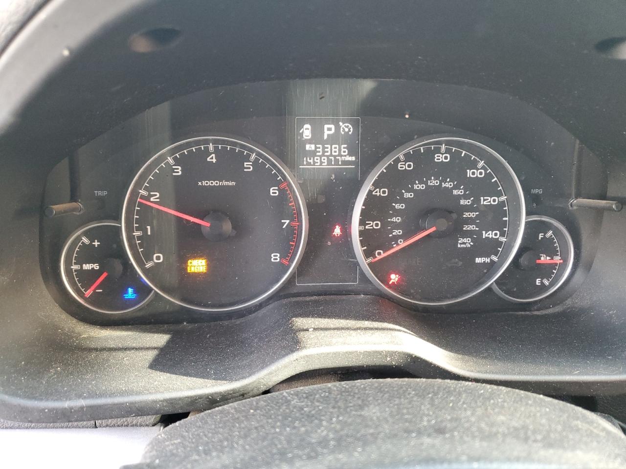 2014 Subaru Legacy VIN 4S3BMBA67E3024071 Copart auction photo, front end damage thumbnail 9