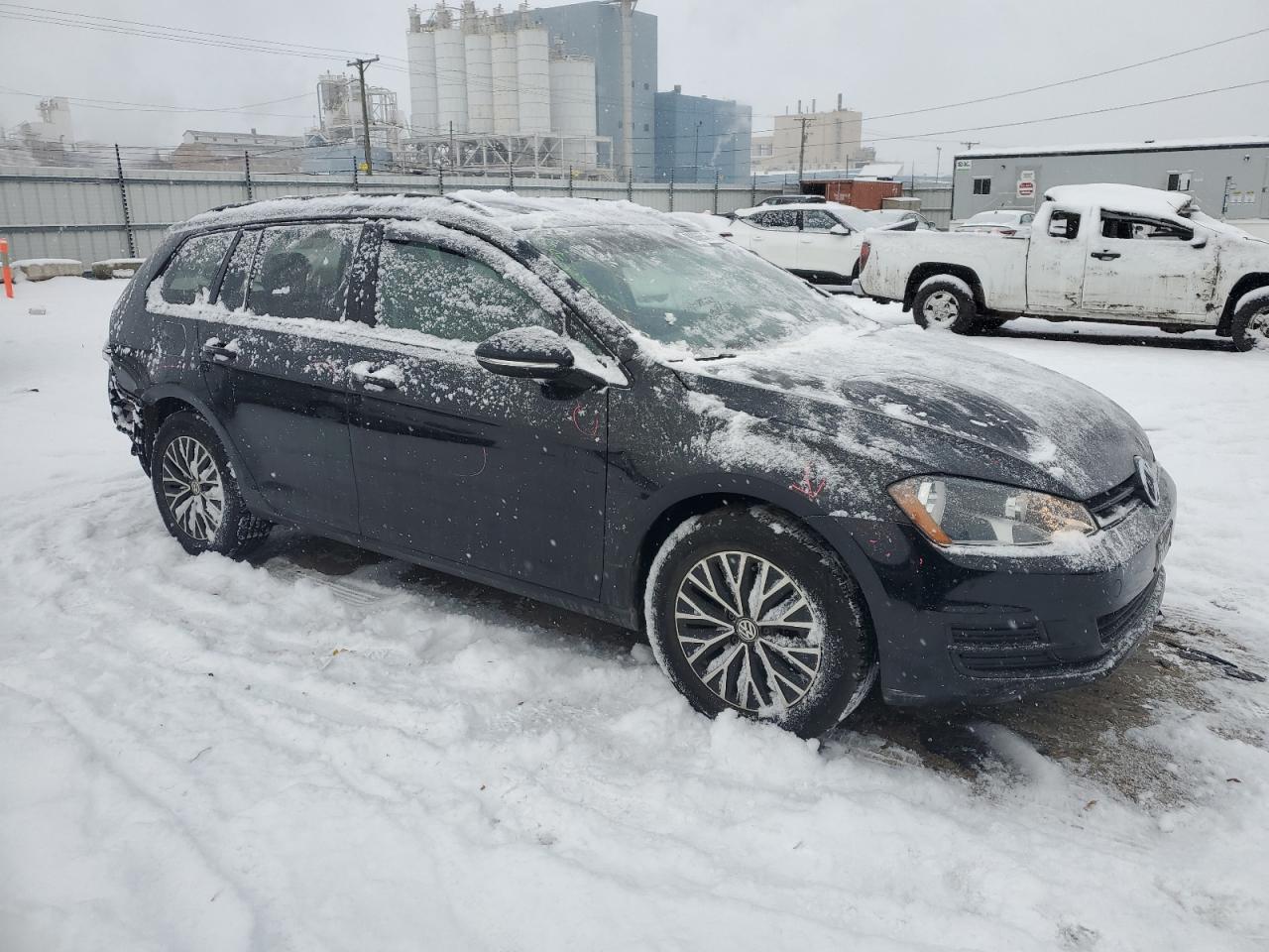 2017 Volkswagen Golf VIN 3VW017AU4HM508629 Copart auction photo, all over / rear end damage thumbnail 4