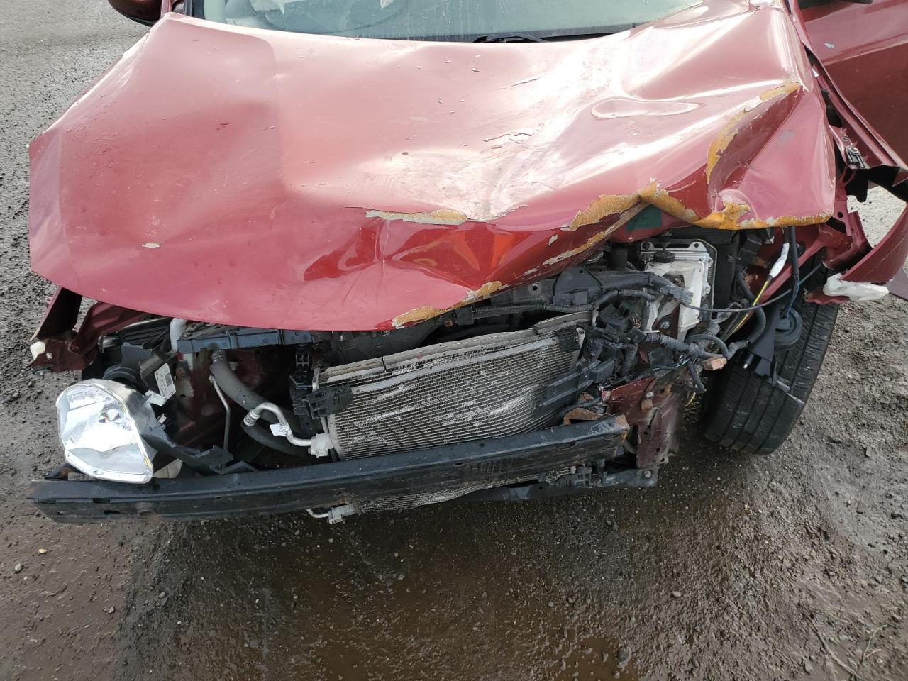 2017 Nissan Versa VIN 3N1CN7AP4HK435615 Copart auction photo, front end / side damage thumbnail 11