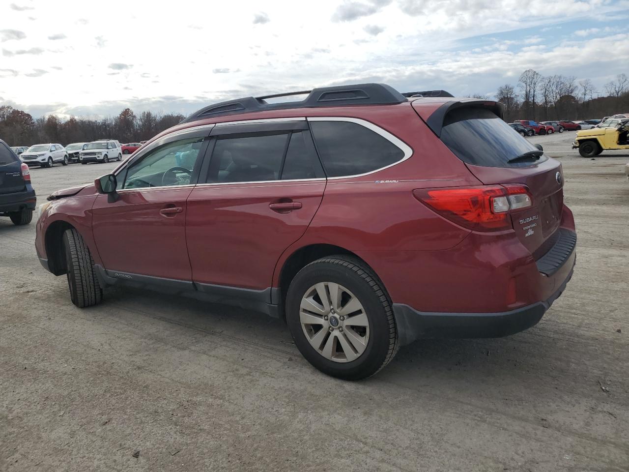 2015 Subaru Outback VIN 4S4BSACC5F3339080 Copart auction photo, front end / rear end damage thumbnail 2