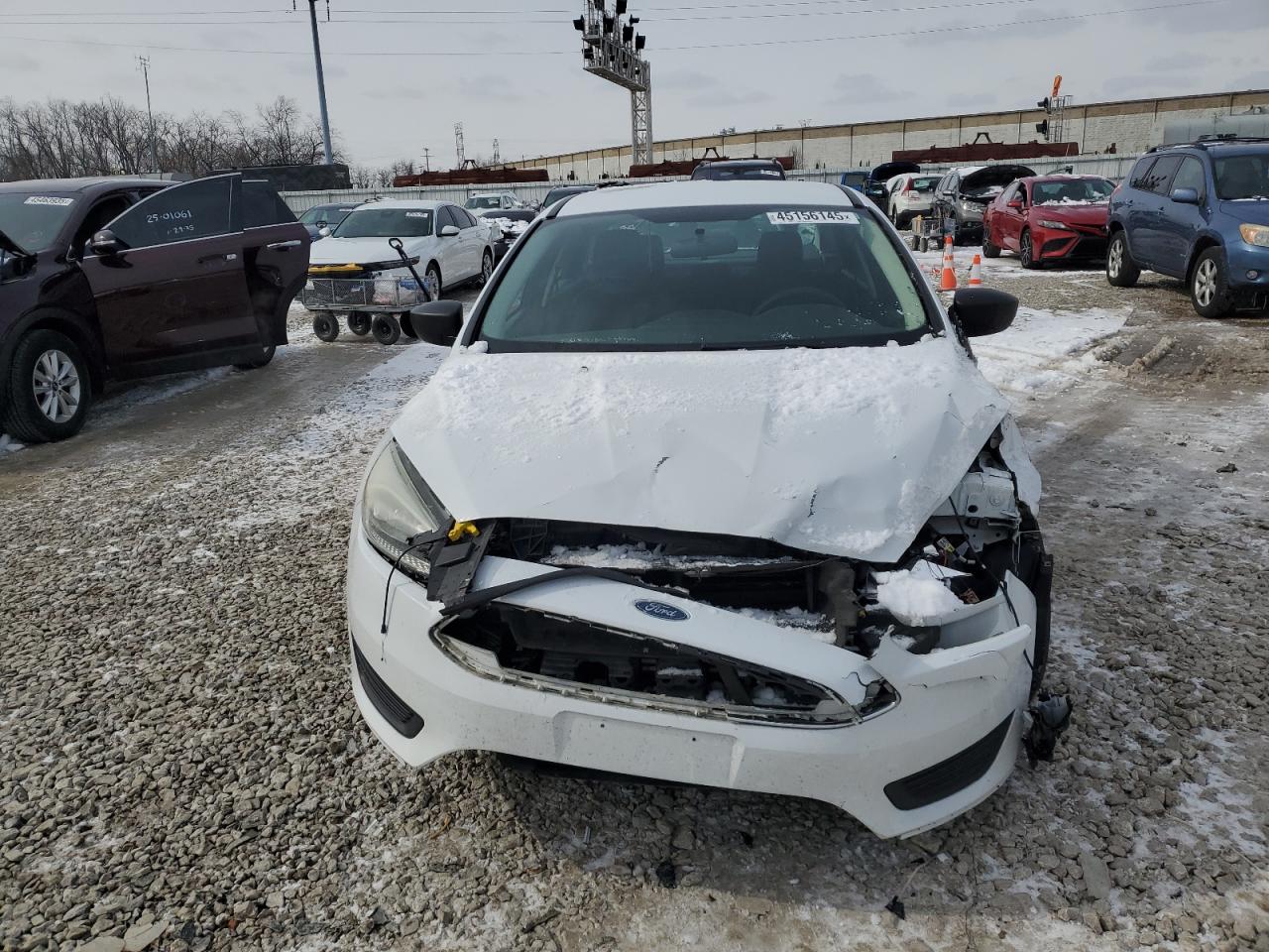 2017 Ford Focus VIN 1FADP3E27HL275907 Copart auction photo, front end damage thumbnail 5