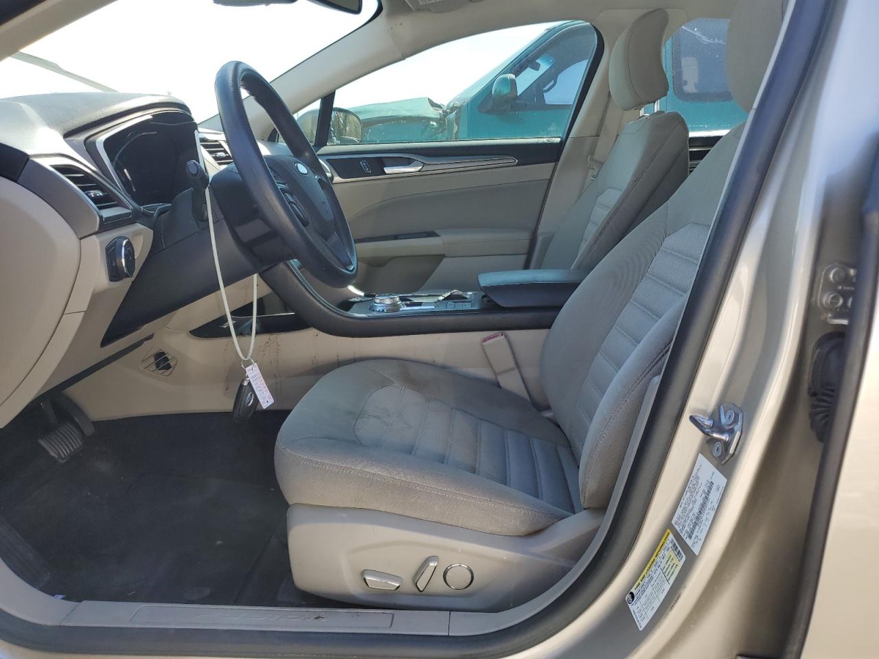 2017 Ford Fusion VIN 3FA6P0LU3HR301951 Copart auction photo, side / front end damage thumbnail 7