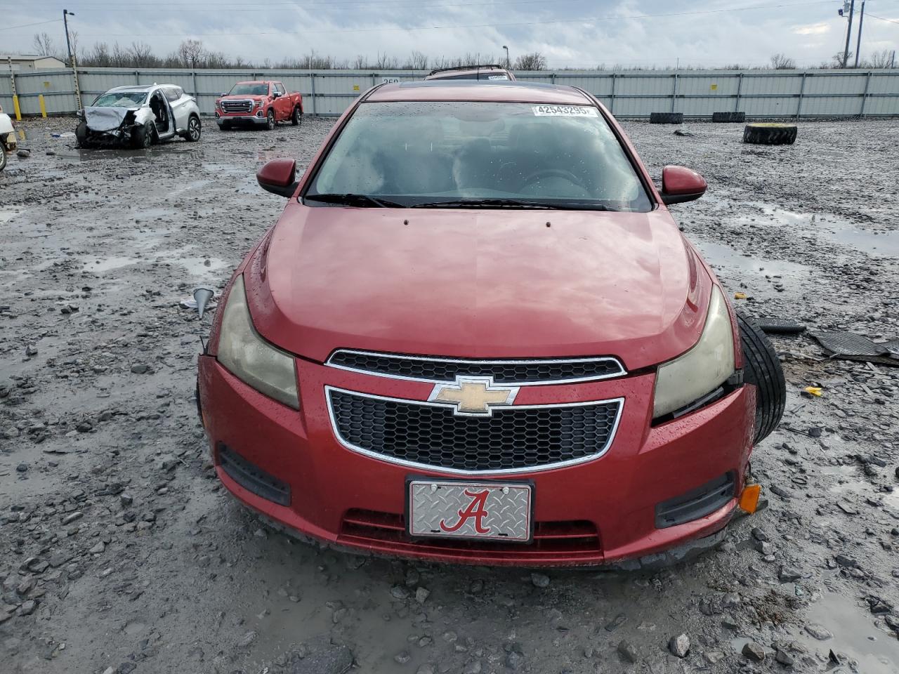 2011 Chevrolet Cruze VIN 1G1PH5S97B7189524 Copart auction photo, front end / undercarriage damage thumbnail 5