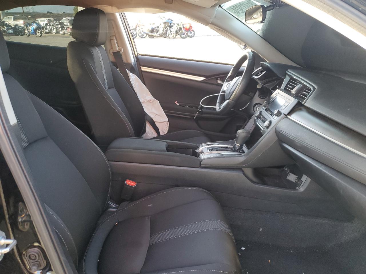 2020 Honda Civic VIN 19XFC2F69LE213985 Copart auction photo, side damage thumbnail 7
