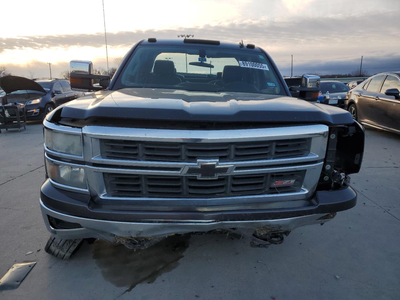 2014 Chevrolet Silverado VIN 3GCUKREC6EG139944 Copart auction photo, front end damage thumbnail 5