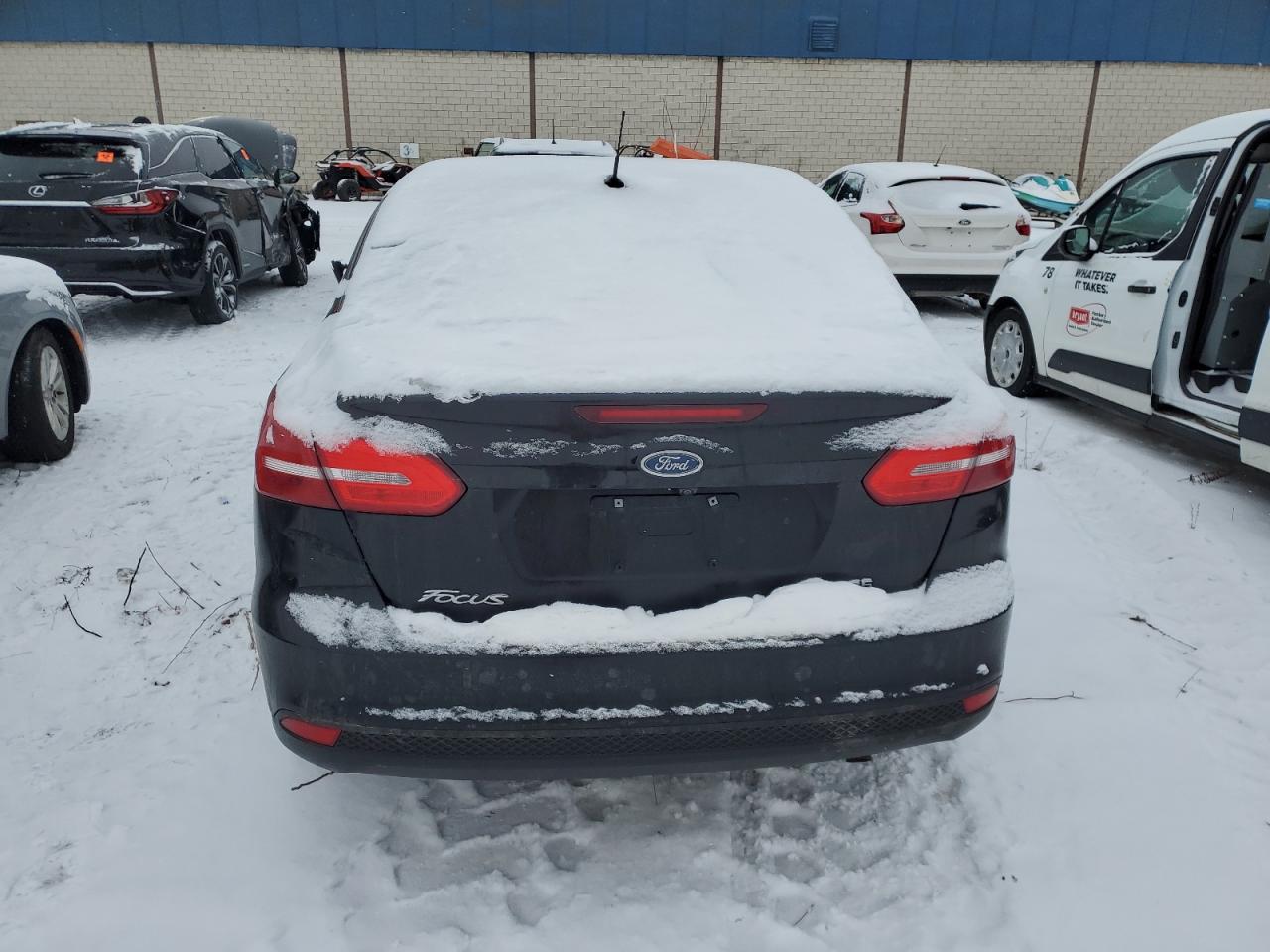 2018 Ford Focus VIN 1FADP3F2XJL258345 Copart auction photo, front end / mechanical damage thumbnail 6