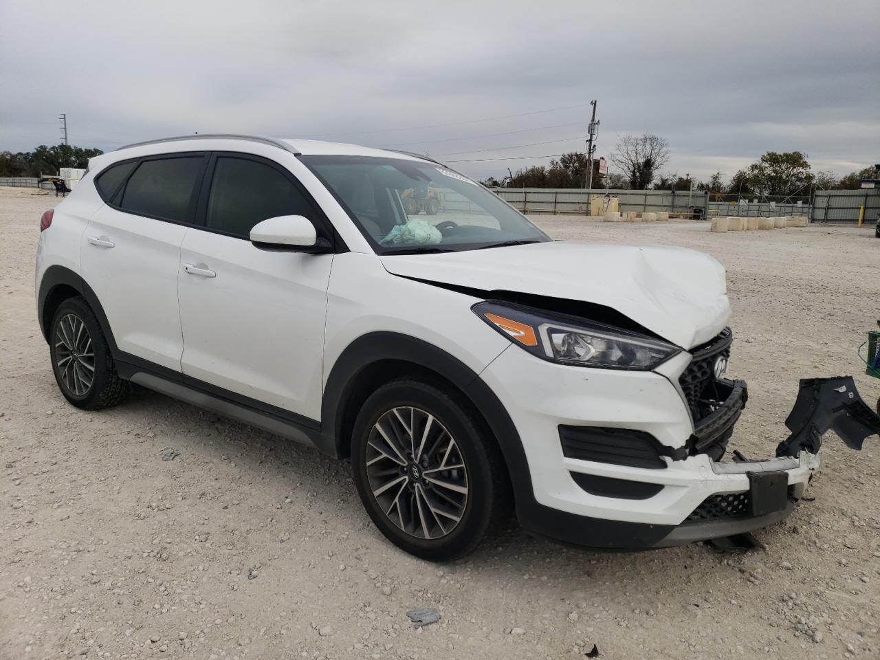 2021 Hyundai Tucson VIN KM8J33AL0MU410779 Copart auction photo, front end damage thumbnail 4