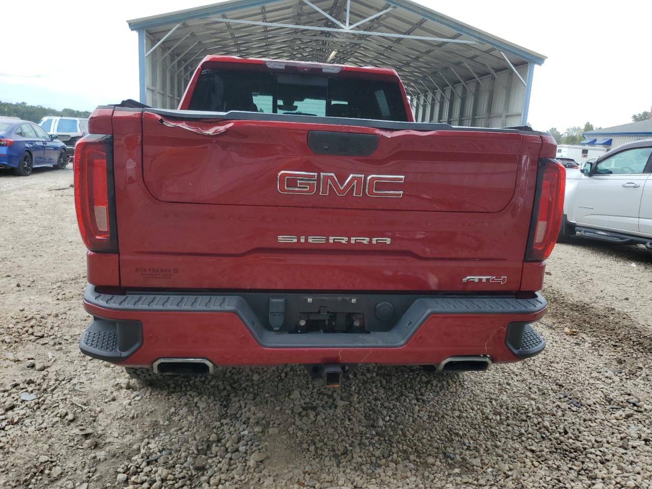2021 GMC Sierra VIN 3GTP9EED8MG203717 Copart auction photo, side / rear end damage thumbnail 6