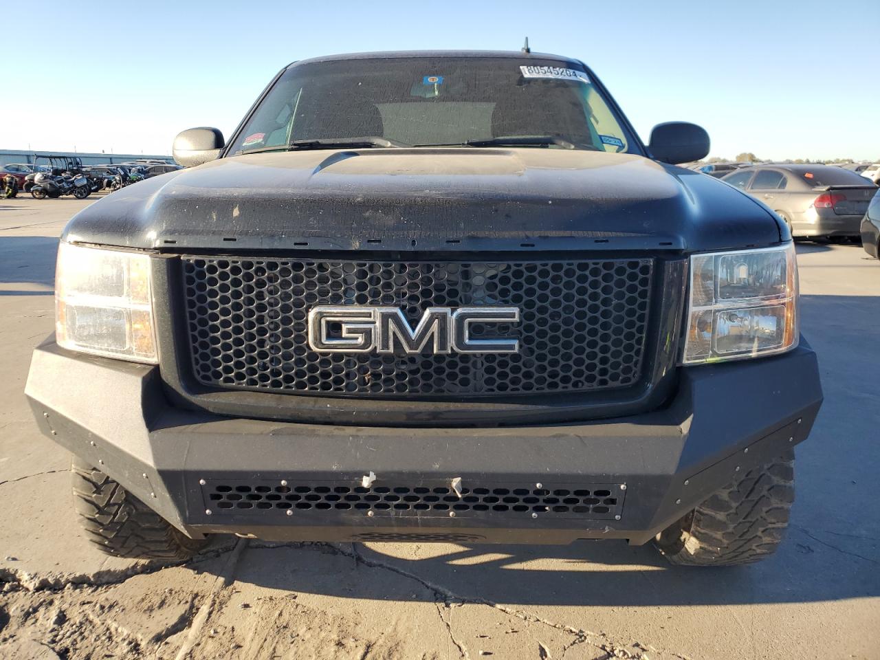 2009 GMC Sierra VIN 3GTEC13CX9G100236 Copart auction photo, side damage thumbnail 5