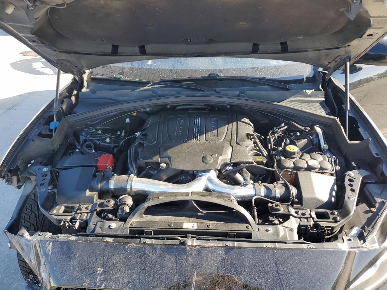 2017 Jaguar F-Pace VIN SADCM2BV3HA886685 Copart auction photo, front end damage thumbnail 12