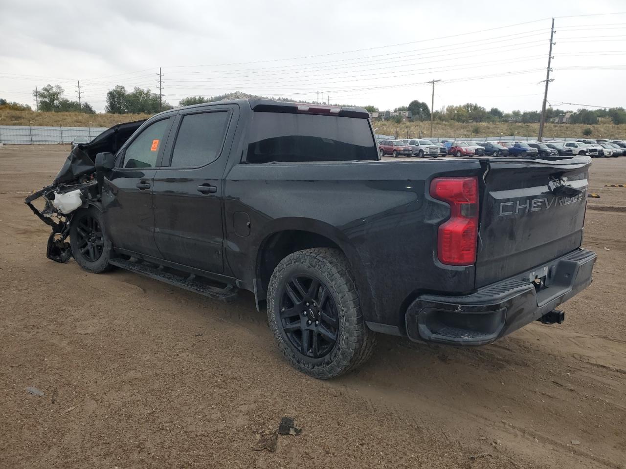 2022 Chevrolet Silverado VIN 1GCPDBEK3NZ602239 Copart auction photo, front end damage thumbnail 2
