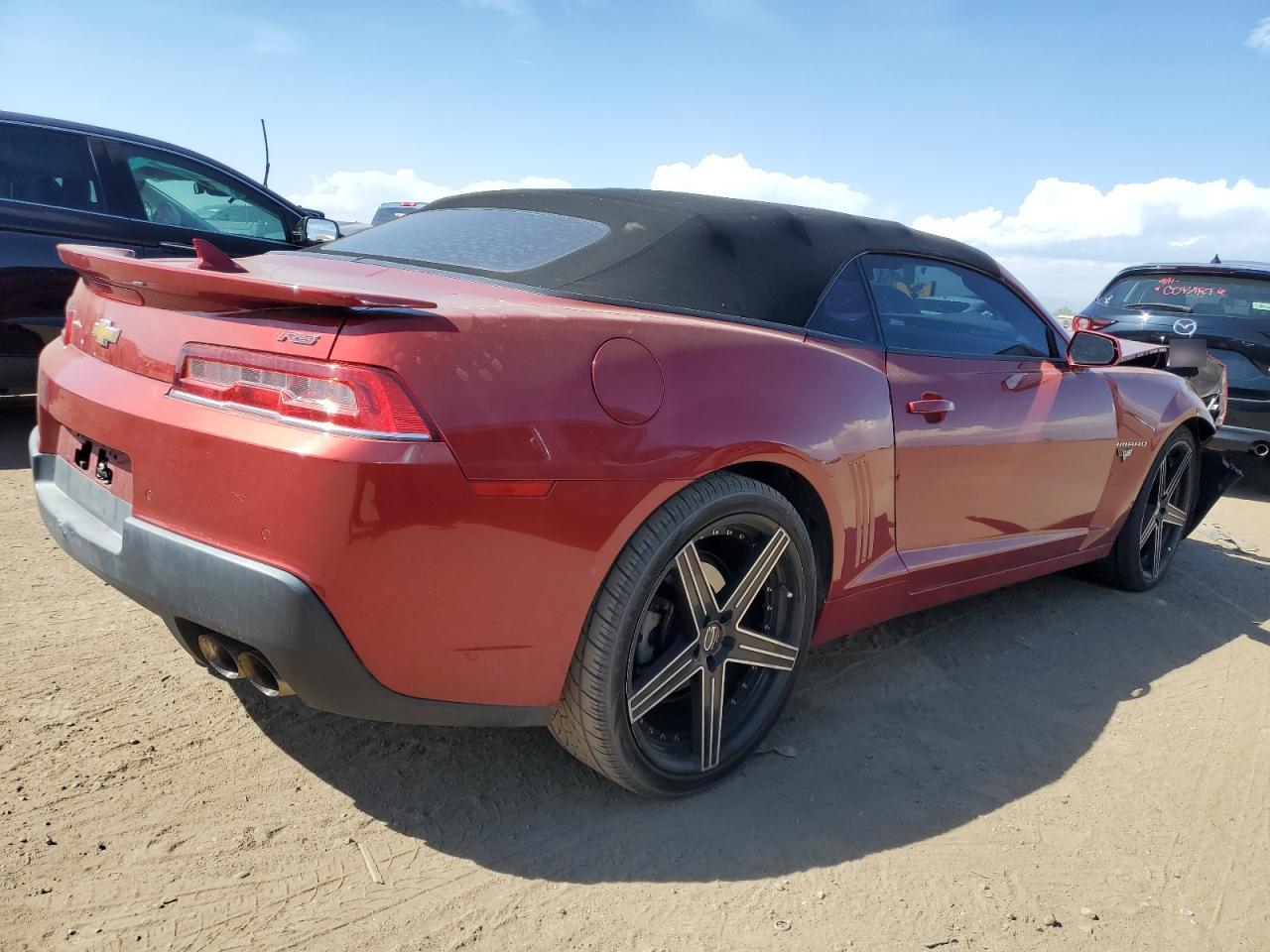 2015 Chevrolet Camaro VIN 2G1FF3D3XF9237830 Copart auction photo, front end damage thumbnail 3