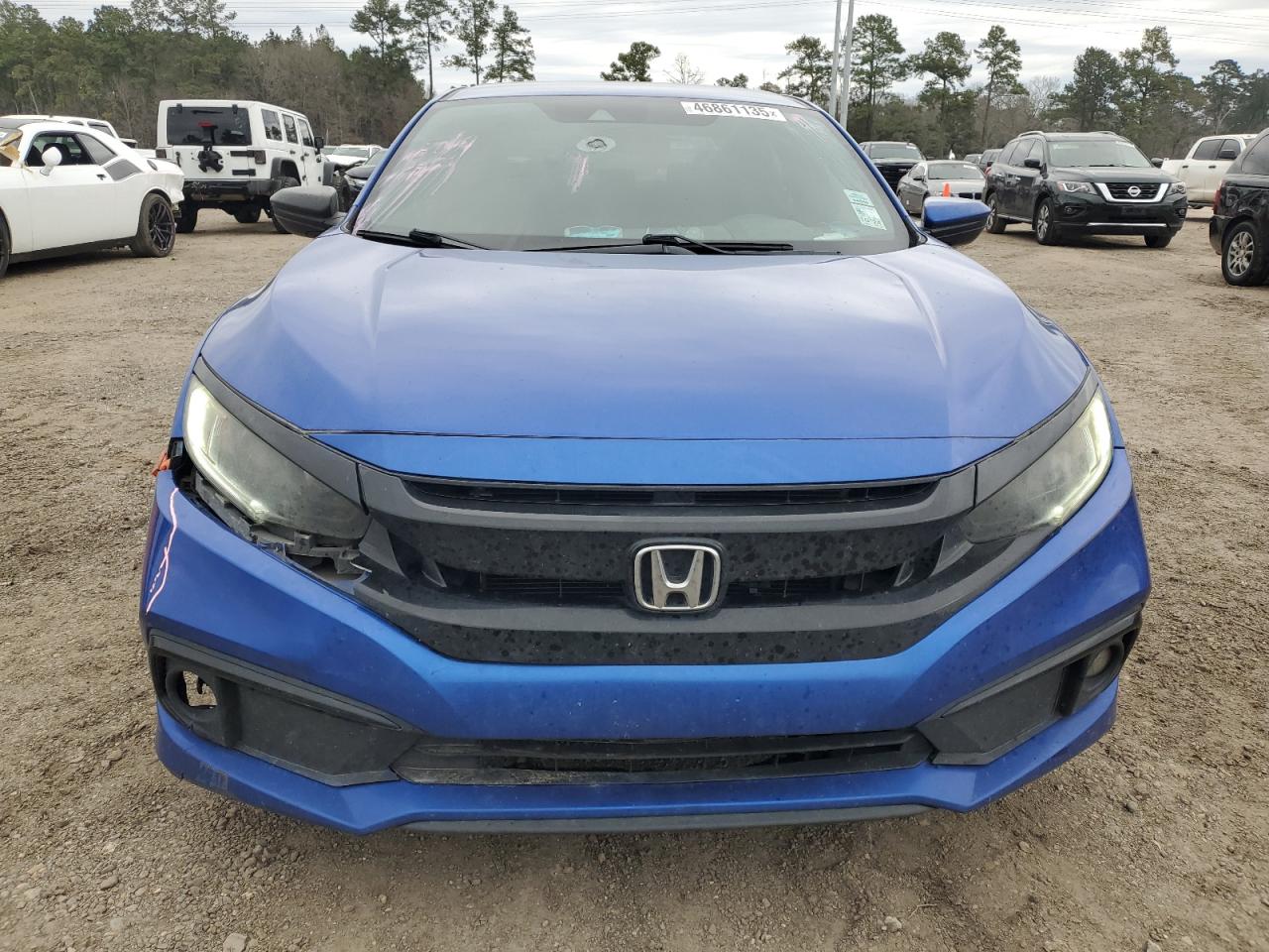 2019 Honda Civic VIN 19XFC2E82KE009112 Copart auction photo, mechanical damage thumbnail 5