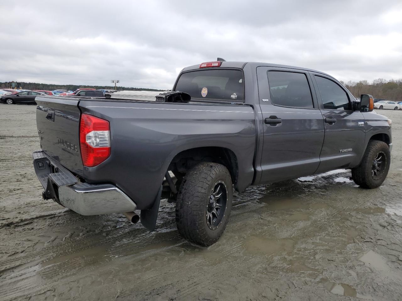 2021 Toyota Tundra VIN 5TFDY5F12MX999547 Copart auction photo, side damage thumbnail 3