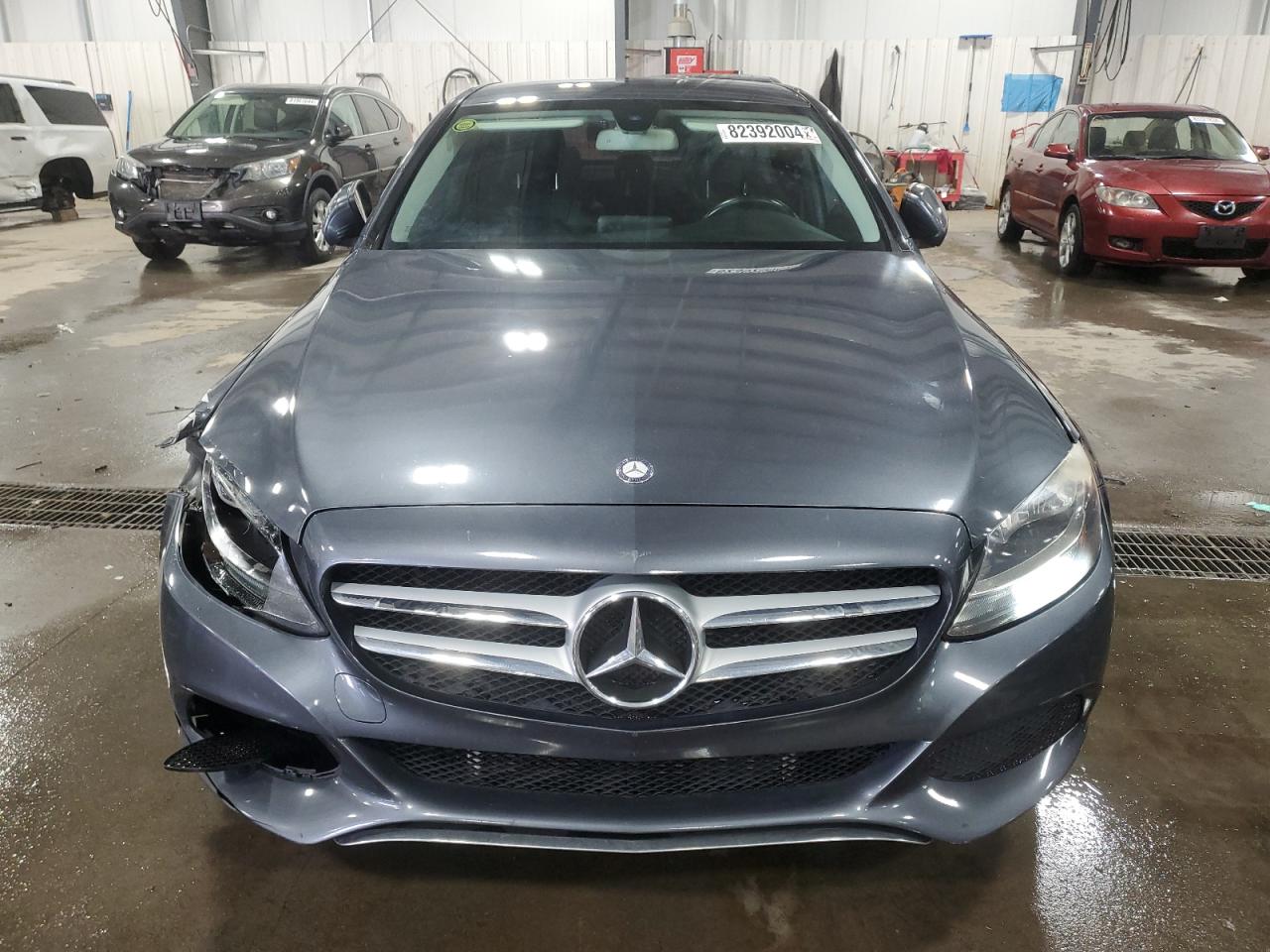 2015 Mercedes-Benz C-klasse VIN 55SWF4KB0FU021227 Copart auction photo, front end damage thumbnail 5