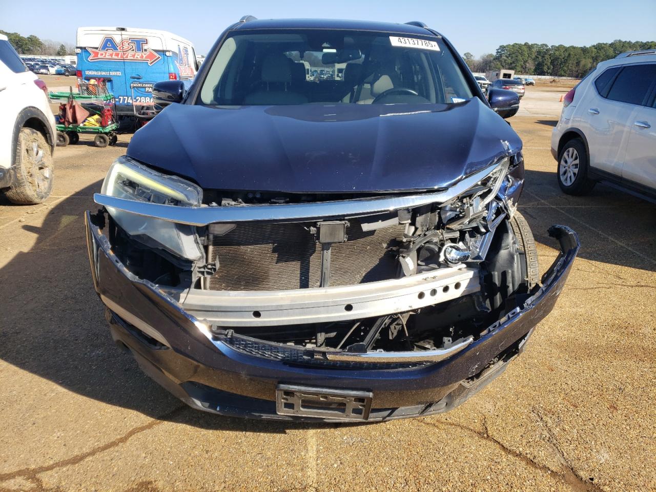 2016 Honda Pilot VIN 5FNYF6H94GB127661 Copart auction photo, front end damage thumbnail 5