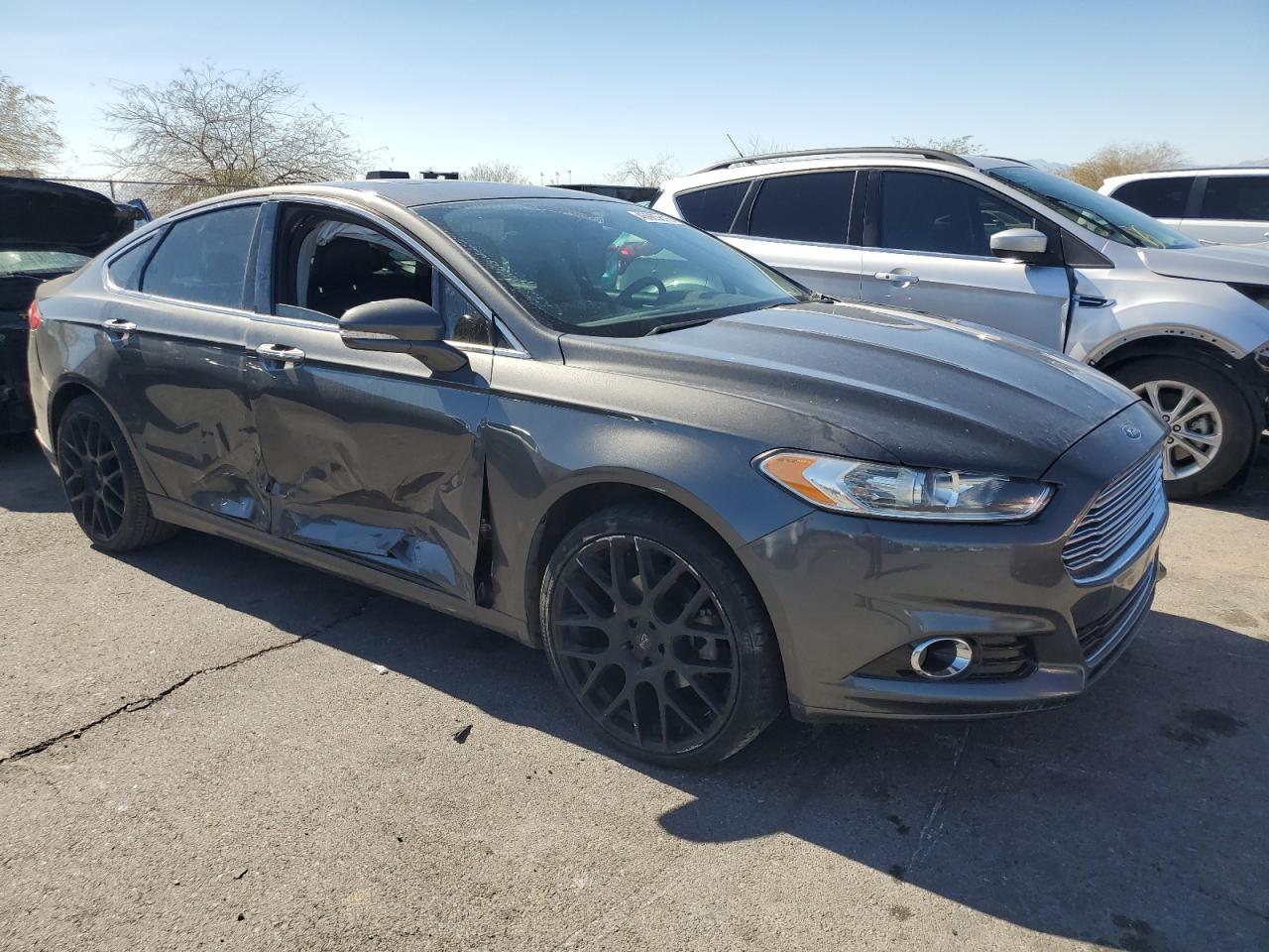 2016 Ford Fusion VIN 3FA6P0D92GR206399 Copart auction photo, side damage thumbnail 4
