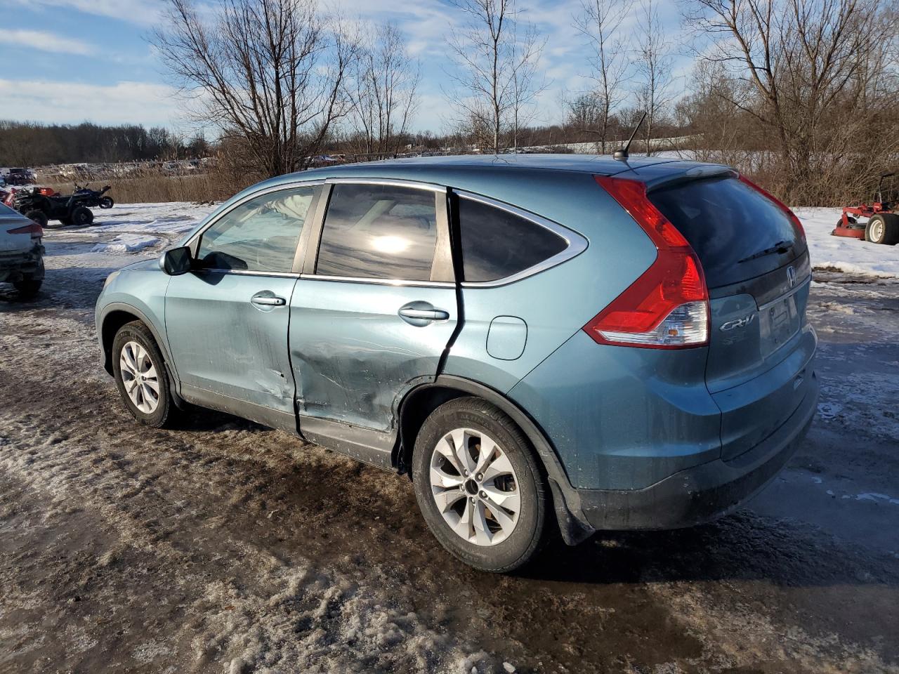 2013 Honda CR-V VIN 5J6RM4H59DL025822 Copart auction photo, side damage thumbnail 2