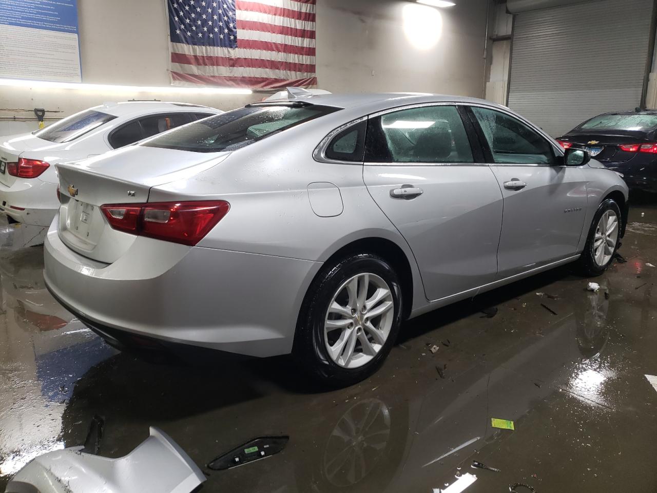 2018 Chevrolet Malibu VIN 1G1ZD5STXJF215327 Copart auction photo, front end / side damage thumbnail 3