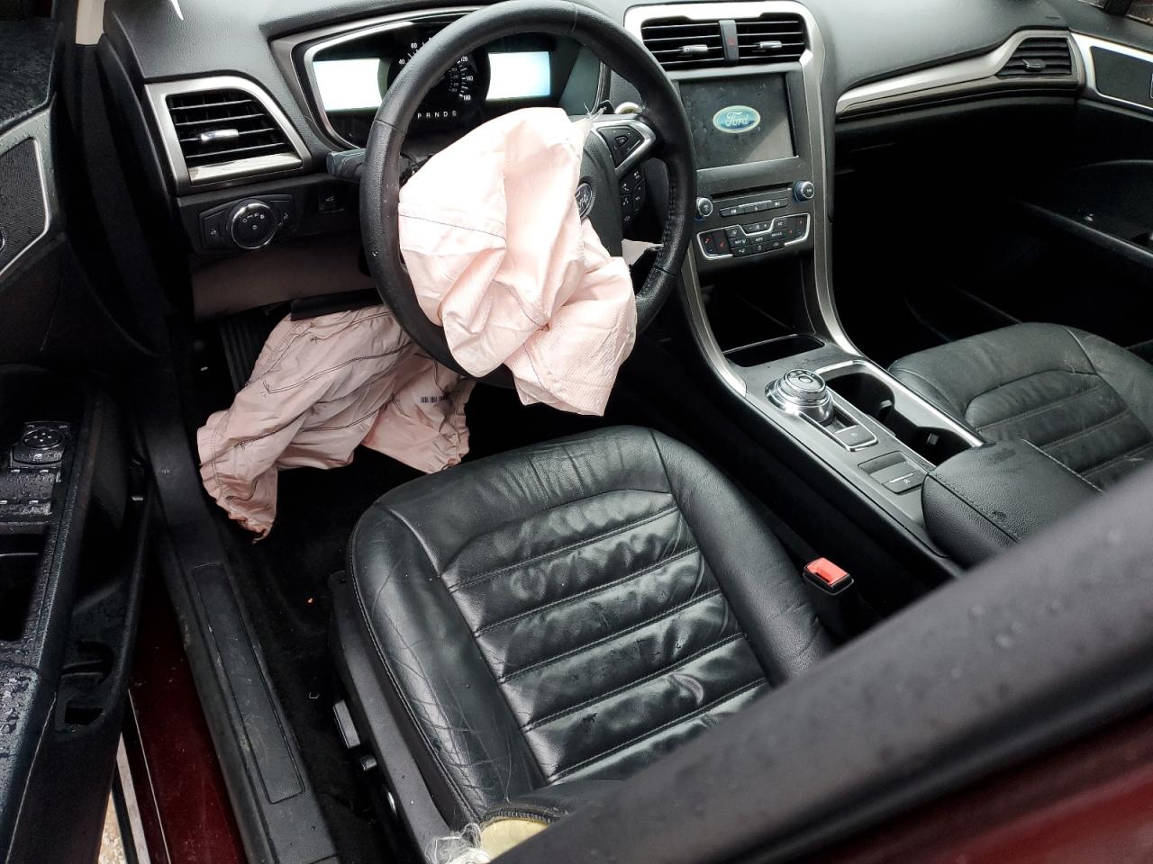2018 Ford Fusion VIN 3FA6P0HD1JR142975 Copart auction photo, front end / side damage thumbnail 8