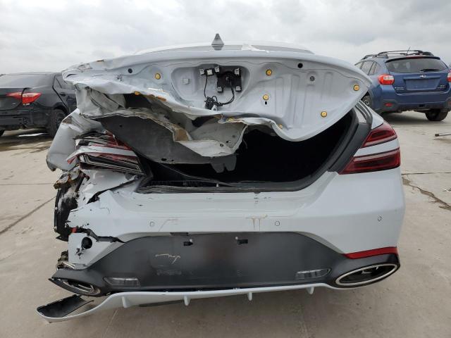 2022 Genesis G70 VIN KMTG54TE7NU085709 Copart auction photo, rear end damage thumbnail 6