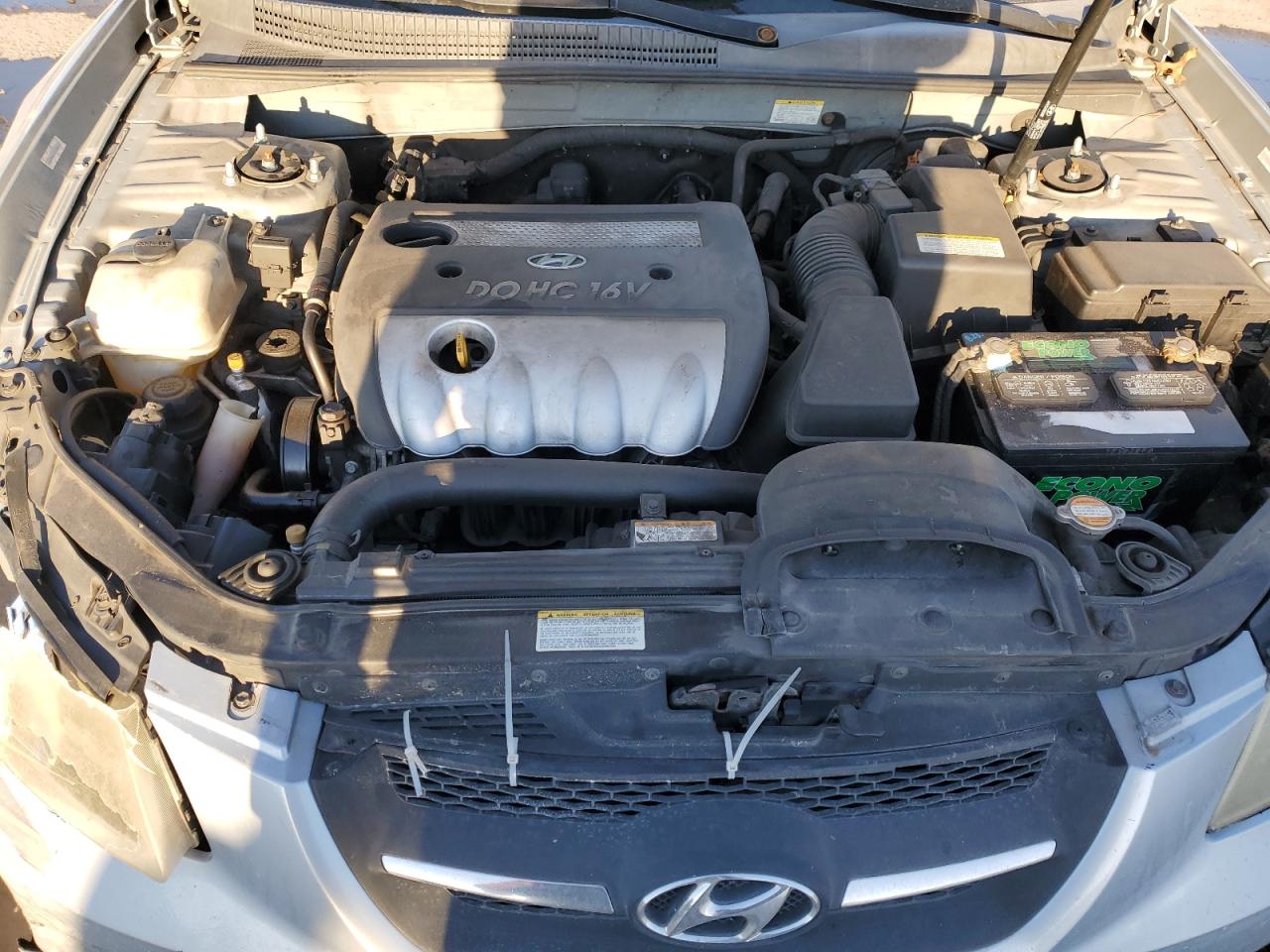 2008 Hyundai Sonata VIN 5NPEU46CX8H344906 Copart auction photo, front end damage thumbnail 13
