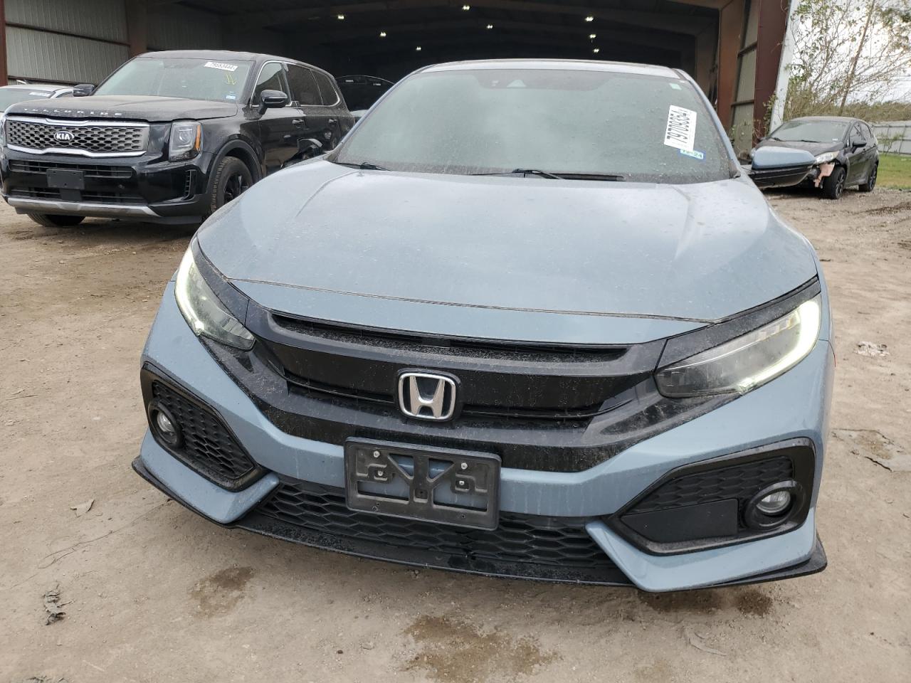 2018 Honda Civic VIN SHHFK7H93JU225093 Copart auction photo, side / minor dent/scratches damage thumbnail 5