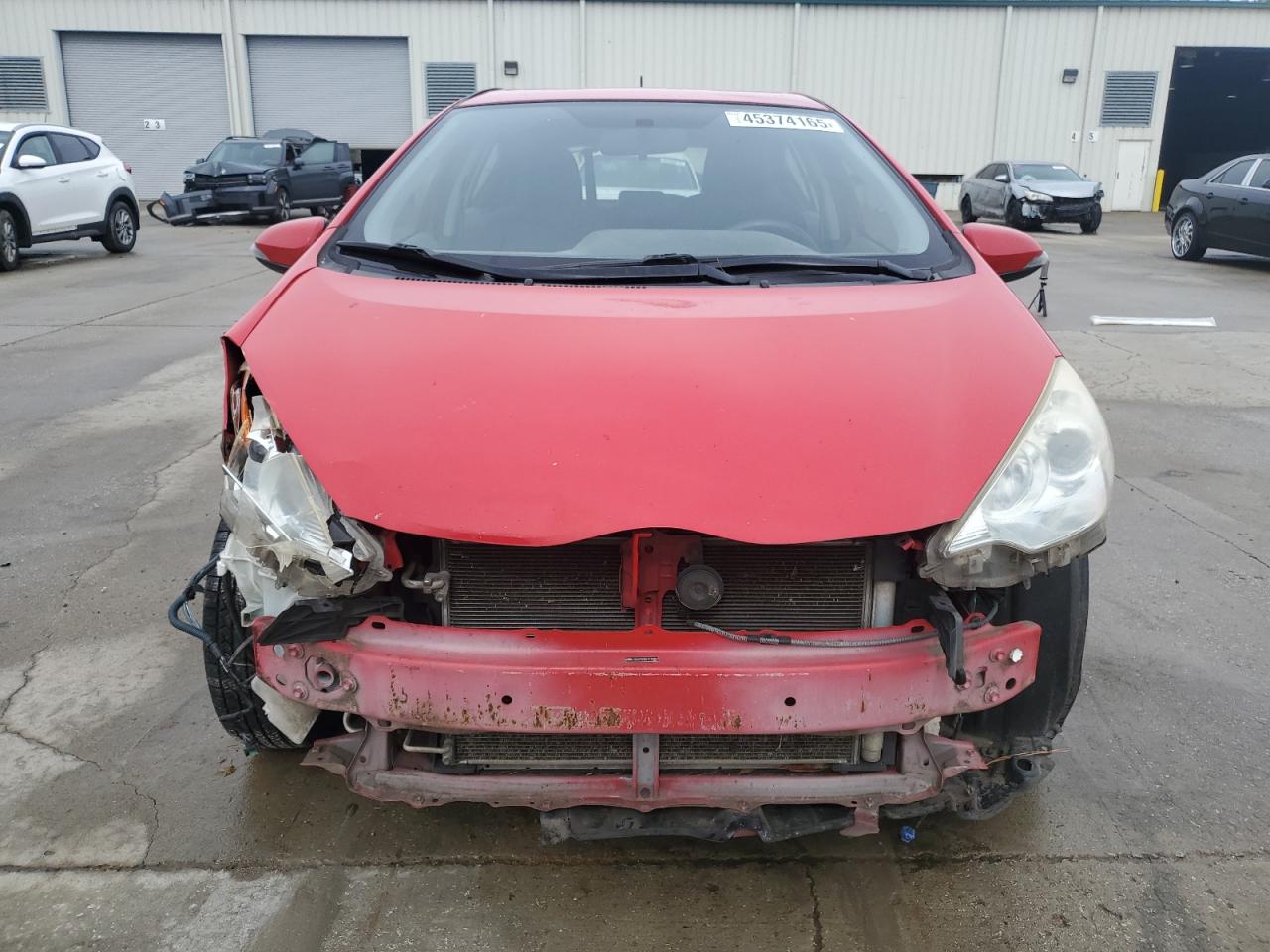2012 Toyota Prius VIN JTDKDTB38C1519981 Copart auction photo, front end damage thumbnail 5