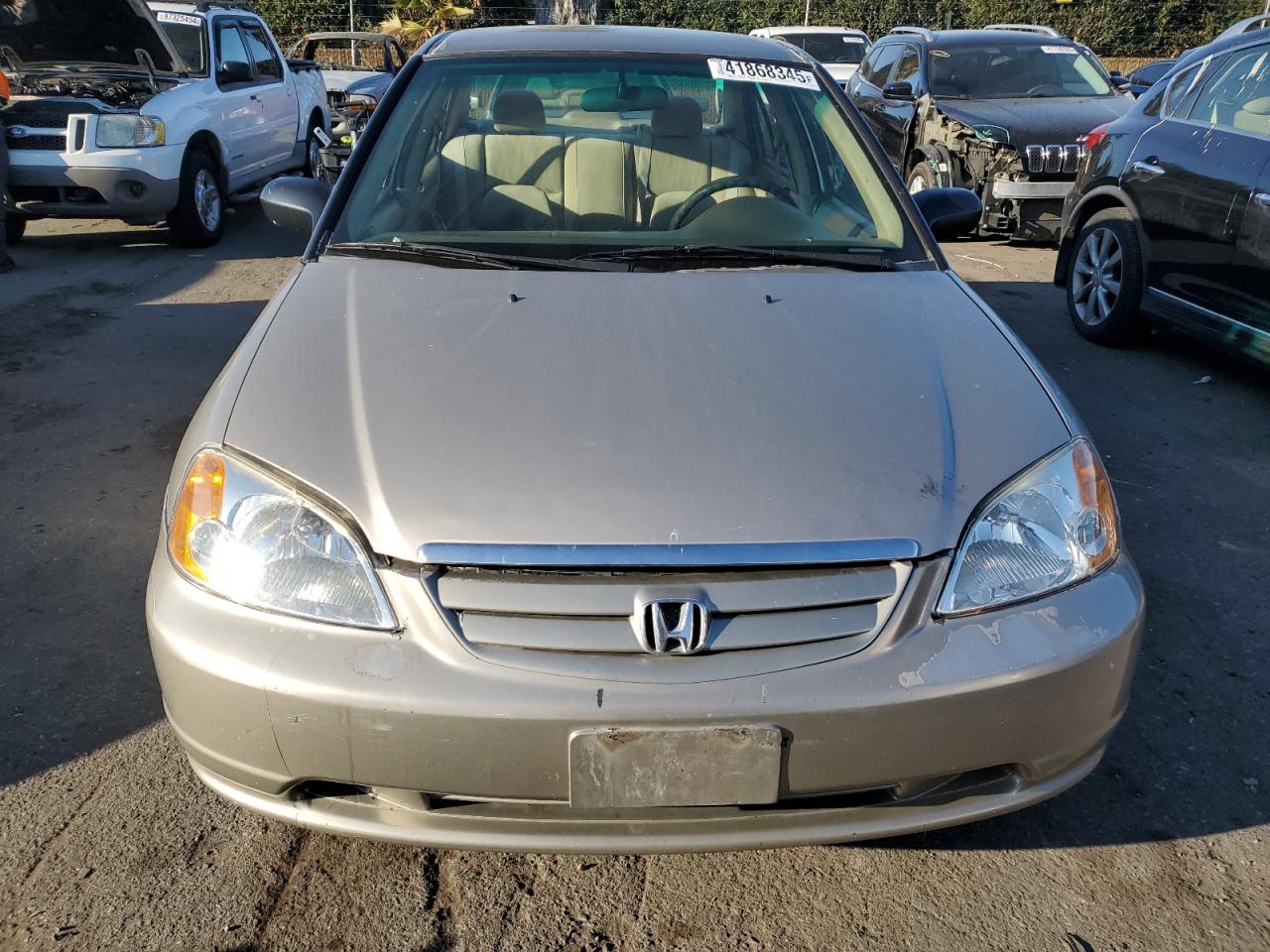 2003 Honda Civic VIN 2HGES16573H571656 Copart auction photo, rear end damage thumbnail 5