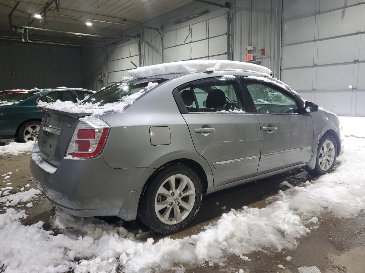 2012 Nissan Sentra VIN 3N1AB6AP0CL744432 Copart auction photo, front end / minor dent/scratches damage thumbnail 3