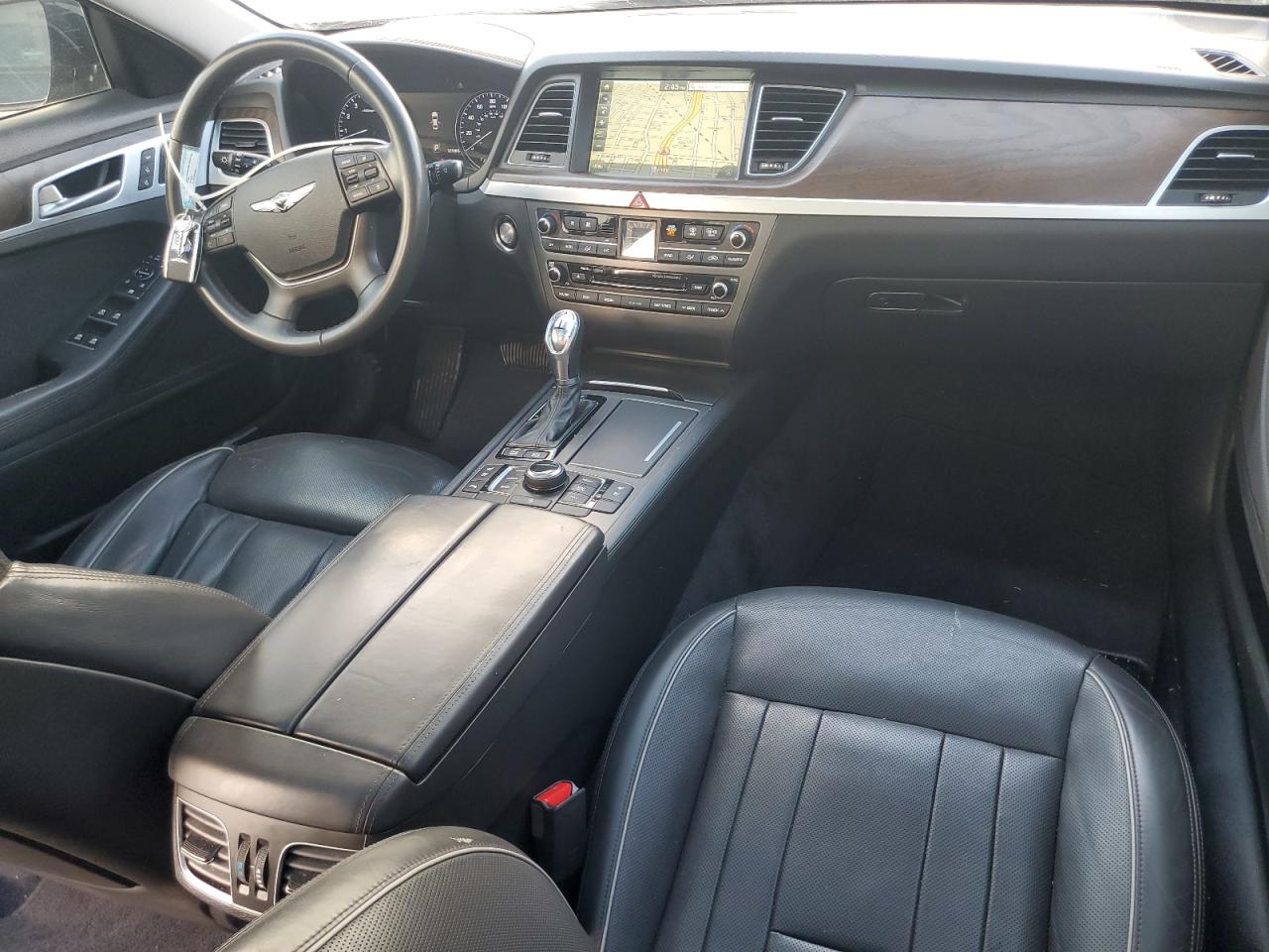 2017 Genesis G80 VIN KMHGN4JF2HU183072 Copart auction photo, rear end damage thumbnail 8