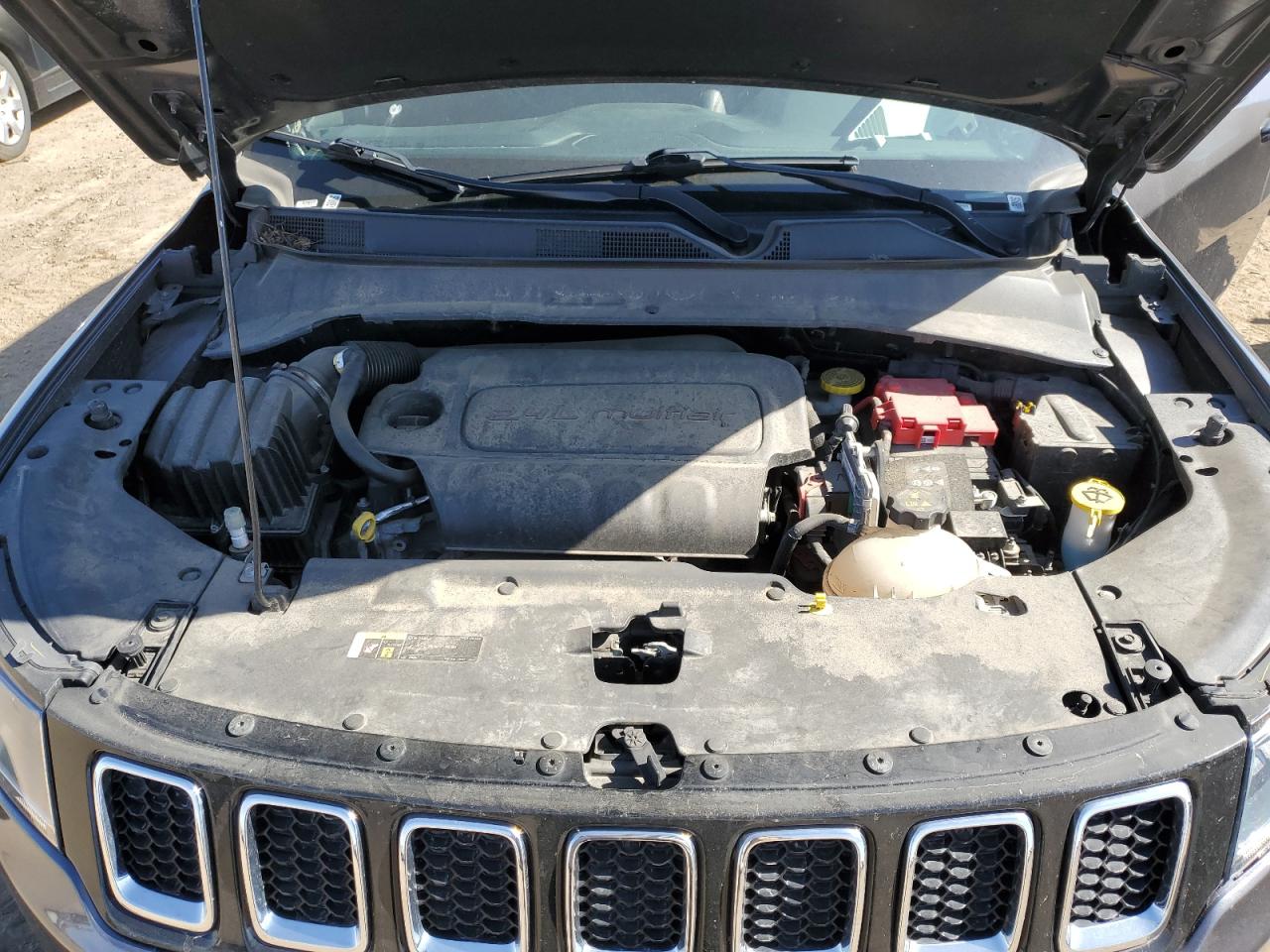 2021 Jeep Compass VIN 3C4NJDCB8MT503808 Copart auction photo, vandalism damage thumbnail 12