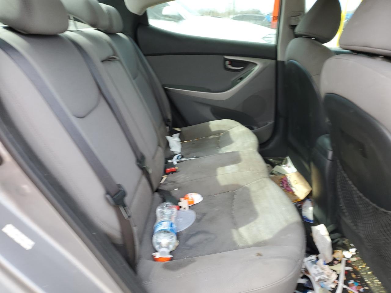 2012 Hyundai Elantra VIN KMHDH4AE3CU266990 Copart auction photo, front end / mechanical damage thumbnail 10