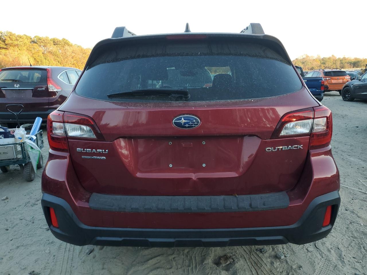 2018 Subaru Outback VIN 4S4BSAHC7J3227740 Copart auction photo, front end / undercarriage damage thumbnail 6