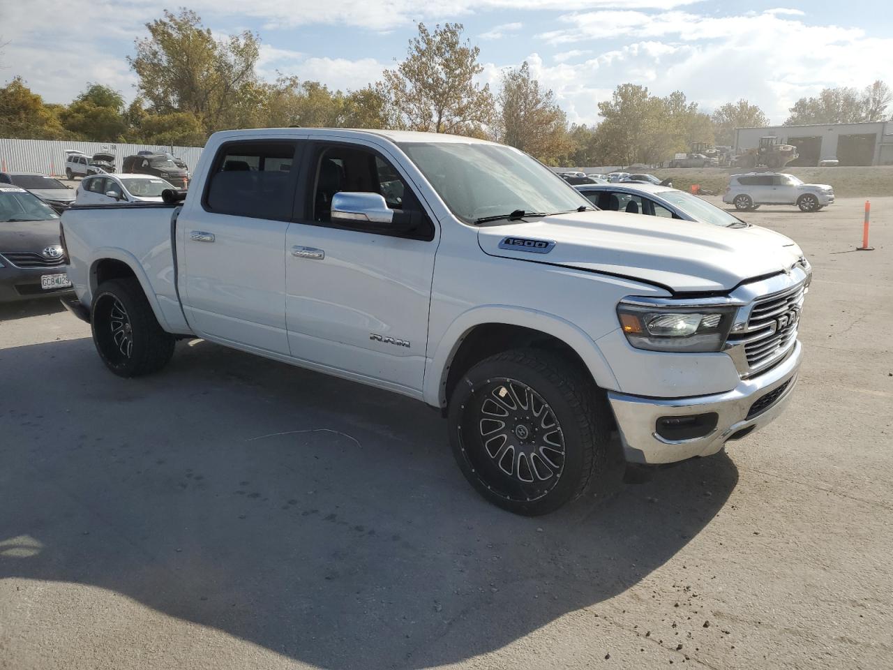 2019 RAM 1500 VIN 1C6RRFJG6KN857710 Copart auction photo, rear end damage thumbnail 4