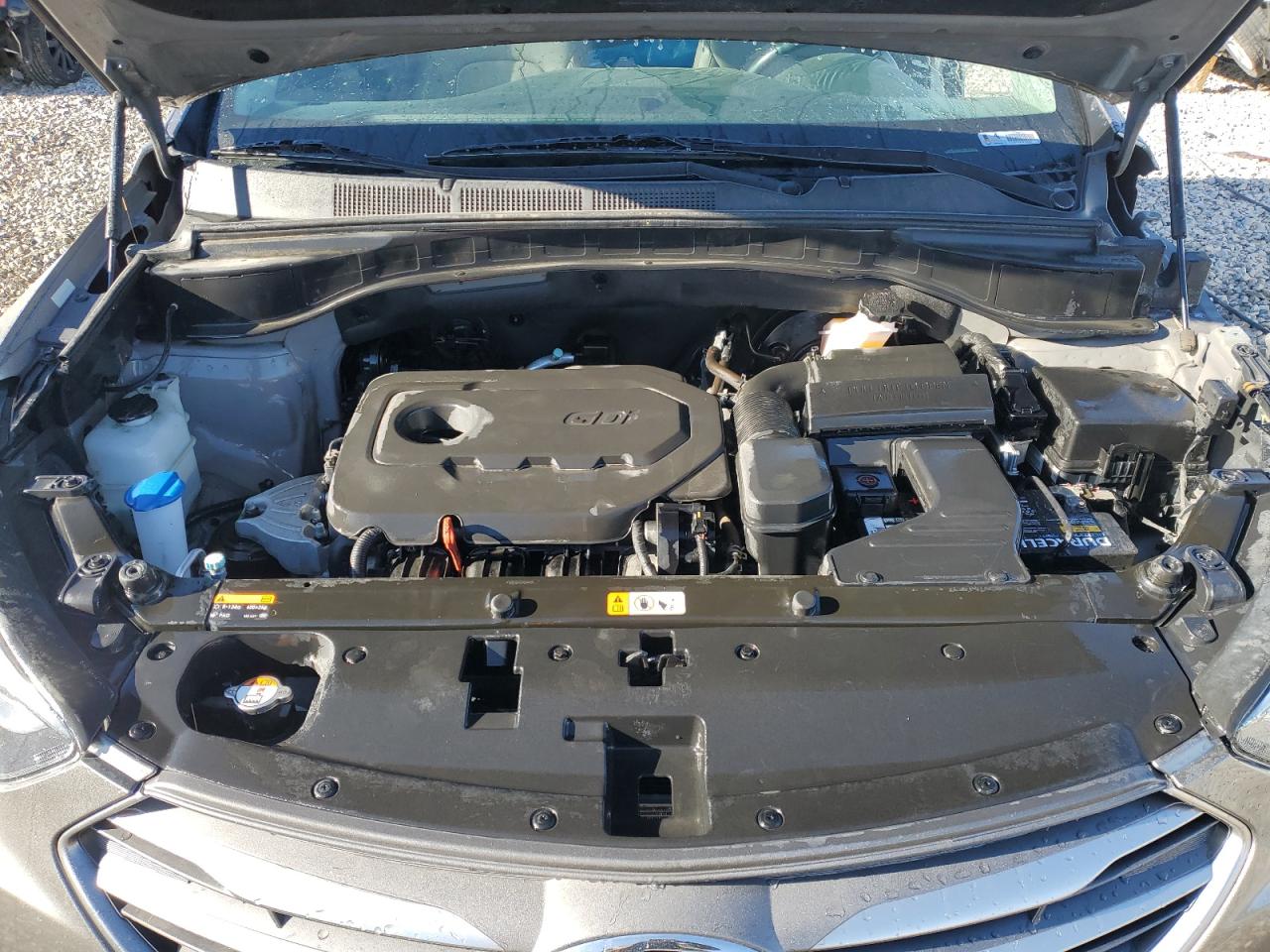 2017 Hyundai Santa Fe VIN 5XYZUDLB7HG440450 Copart auction photo, side damage thumbnail 11