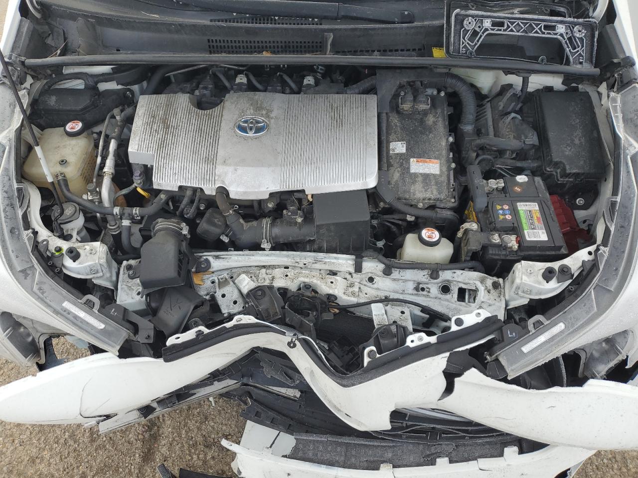 2017 Toyota Prius VIN JTDKARFU0H3054252 Copart auction photo, front end / side damage thumbnail 13