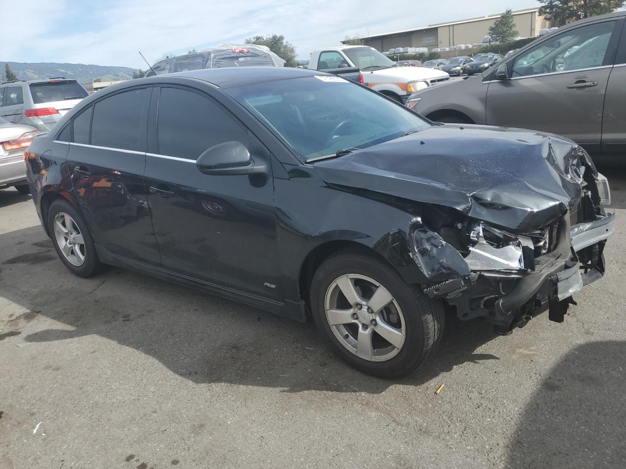 2012 Chevrolet Cruze VIN 1G1PF5SC0C7268746 Copart auction photo, front end / side damage thumbnail 4