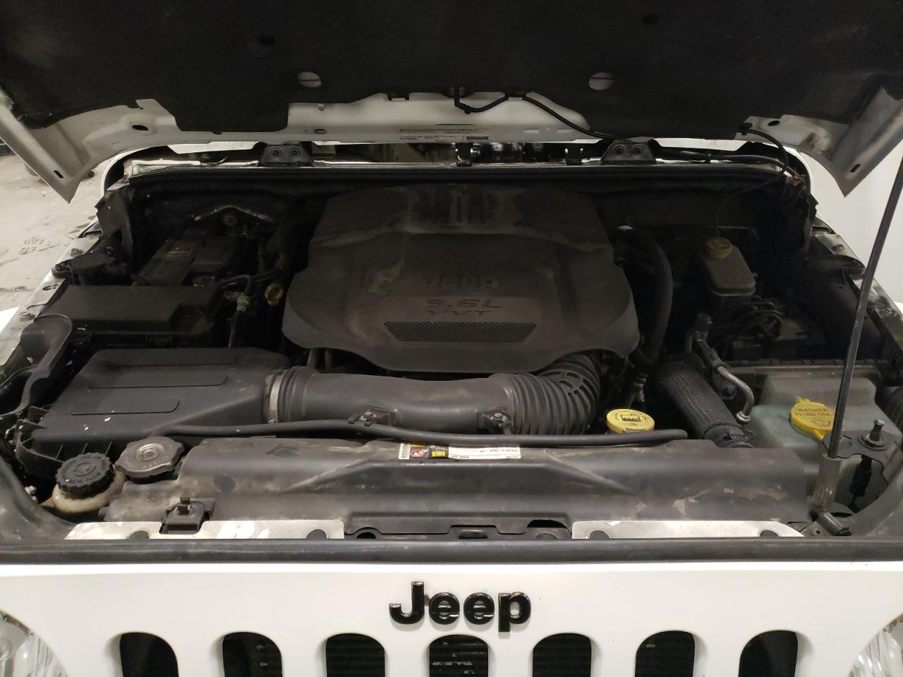 2012 Jeep Wrangler VIN 1C4BJWEG3CL284886 Copart auction photo, burn / front end damage thumbnail 13