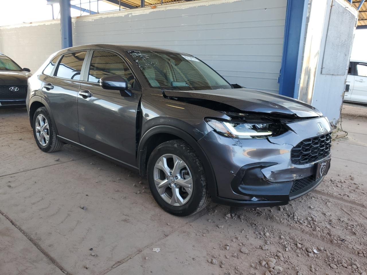 2023 Honda HR-V VIN 3CZRZ1H3XPM740030 Copart auction photo, front end damage thumbnail 4