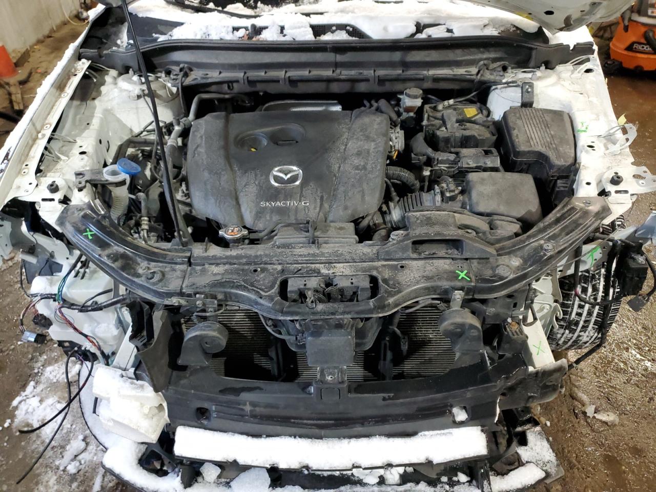 2020 Mazda CX-5 VIN JM3KFBCM6L0803442 Copart auction photo, front end / side damage thumbnail 12