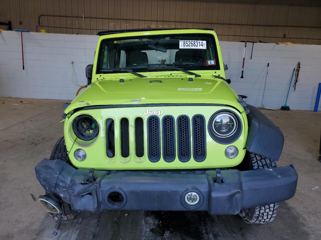 2016 Jeep Wrangler VIN 1C4BJWDG2GL346429 Copart auction photo, all over damage thumbnail 5