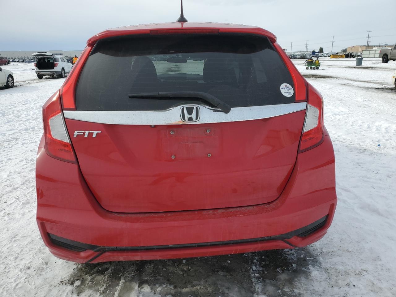 2018 Honda Fit VIN 3HGGK5H80JM702061 Copart auction photo, front end / side damage thumbnail 6