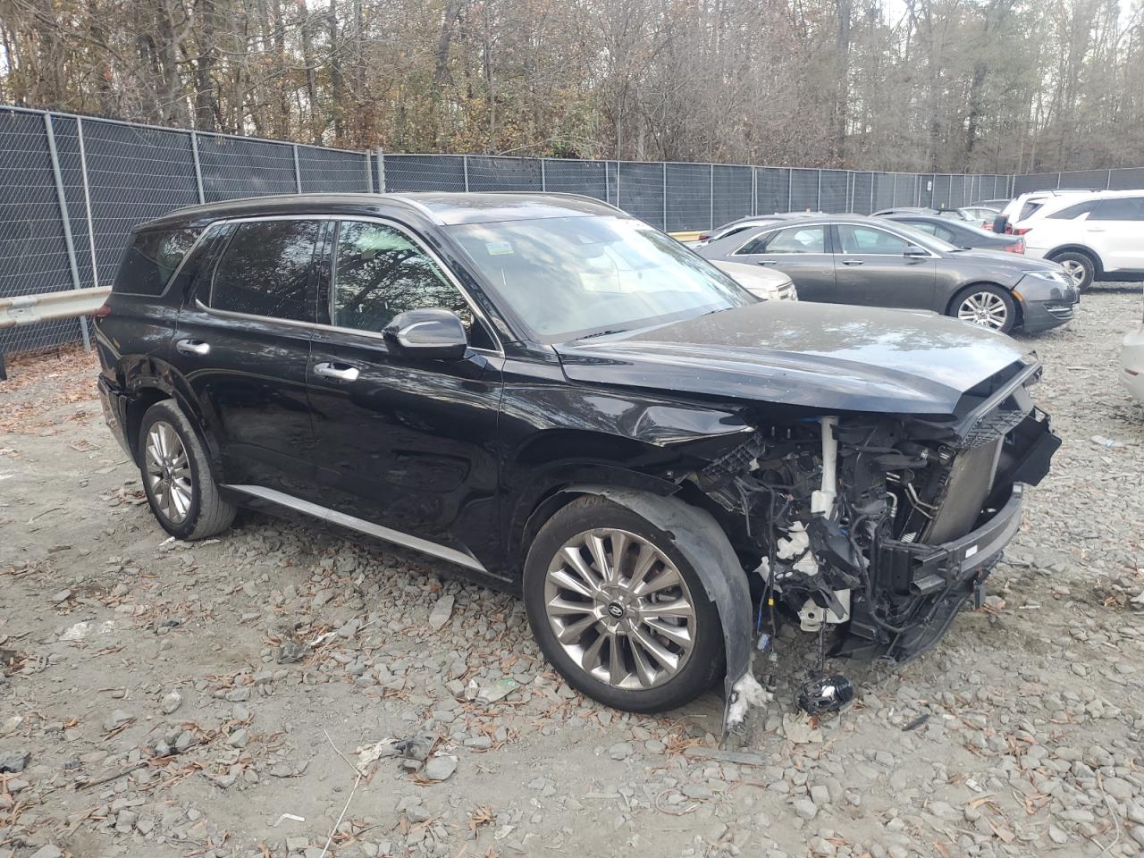 2020 Hyundai Palisade VIN KM8R5DHEXLU044421 Copart auction photo, front end damage thumbnail 4