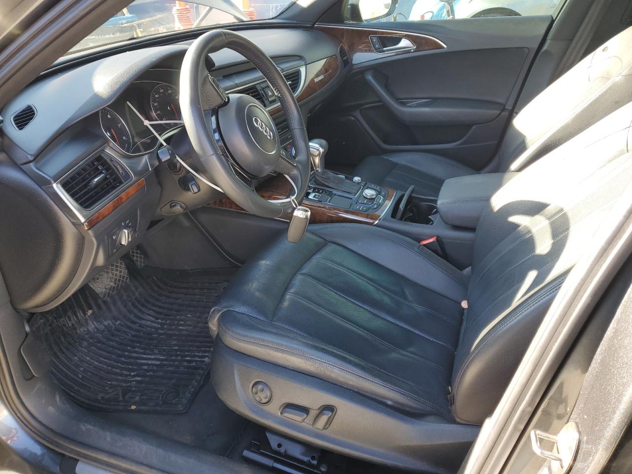 2014 Audi A6 VIN WAUHGAFC3EN057077 Copart auction photo, front end damage thumbnail 7